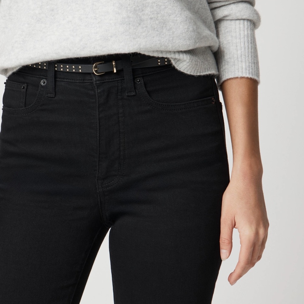NWT! J Crew Factory - High-rise Stovepipe Signature Stretch Black Jean - Size 32